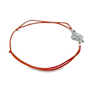 Bratara Argint Snur Textil Butterfly - Img 2