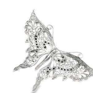 Brosa Argint cu Marcasite Celestine - Img 3