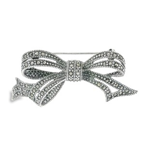 Brosa-Pandantiv Argint Funda cu Marcasite Achara