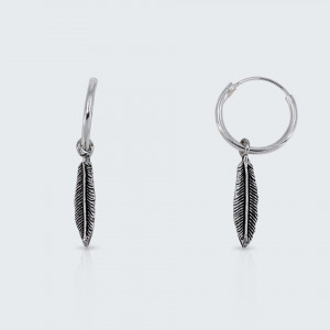 Cercei feather circle