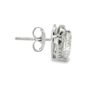 Cercei inima Argint cu sistem de inchidere cu surub Cubic Zirconia Miquette - Img 2