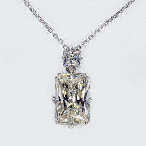 Colier Argint Zirconia Josephine Alb Cald - Img 2