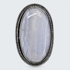Inel Argint Blue Lace Agate Sita