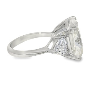 Inel Argint Cubic Zirconia Alb Cald Camilla - Img 2