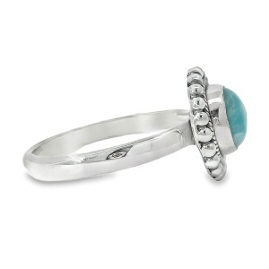 Inel Argint Larimar Kamon - Img 2