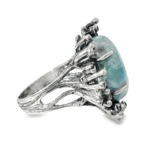 Inel Argint Larimar Kolval - Img 2