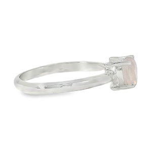 Inel Inima Argint Quartz Roz Praew - Img 2