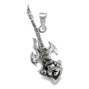 Pandantiv Argint Unisex Guitar