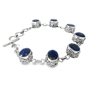 Bratara Argint Lapis Lazuli Bhilwara - Img 2