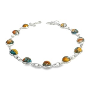 Bratara Argint Turquoise Oyster Jasleen
