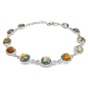 Bratara Argint Turquoise Oyster Padma