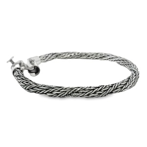 Bratara Fixa Argint Realizata Manual Unisex Komang - Img 2