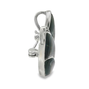 Brosa-Pandantiv Argint Fluture cu Marcasite si Sidef Abalone Jantira - Img 2