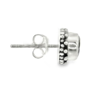 Cercei Argint cu surub realizati manual Quartz Verde Jasmine - Img 2