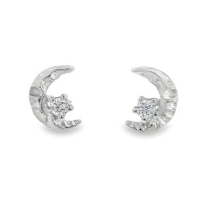 Cercei din Argint cu surub Cubic Zirconia Zoe