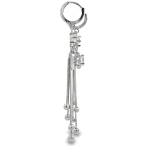 Cercei lungi Argint Cubic Zirconia Helena - Img 2