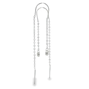 Cercei lungi din Argint Cubic Zirconia Therese - Img 2