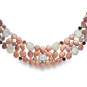 Colier Argint Opal Peruvian Roz Shivanyaa - Img 5
