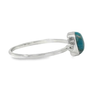 Inel Argint Blue Copper Turquoise Nalin - Img 2