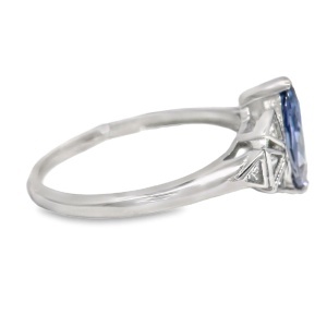 Inel Argint Cubic Zirconia Tanzanit Nora - Img 2