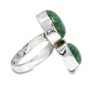 Inel Argint Onix Verde Iksha - Img 2