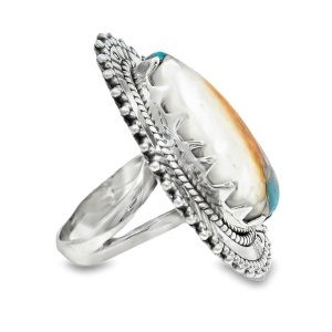 Inel Argint Turquoise Oyster Ekvira - Img 2