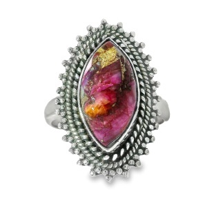 Inel Argint Turquoise Oyster Roz Sorasak