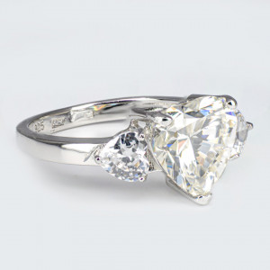 Inel Argint Zirconia Regine Alb Cald - Img 2