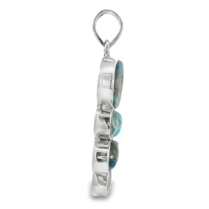 Pandantiv Argint Chrysocolla Ushma - Img 2