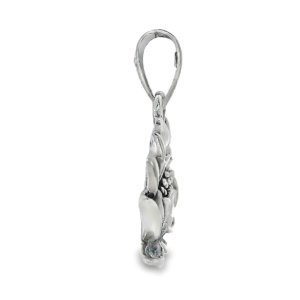 Pandantiv Argint Unisex Blooming Lotus - Img 2