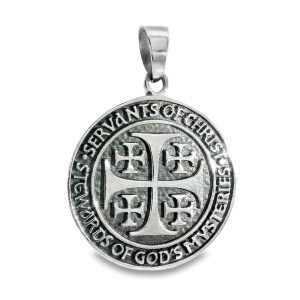 Pandantiv Argint Unisex Jerusalem Cross