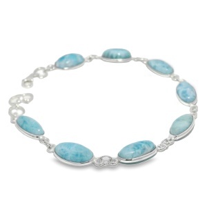 Bratara Argint Larimar Deepti - Img 2