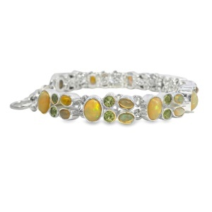 Bratara Argint Opal Etiopian Imasung - Img 3