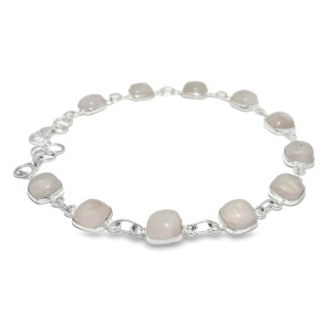 Bratara Argint Quartz Roz Padma - Img 2