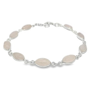 Bratara Argint Quartz Roz Tara
