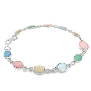 Bratara Argint Sidef Multicolor Waan - Img 2
