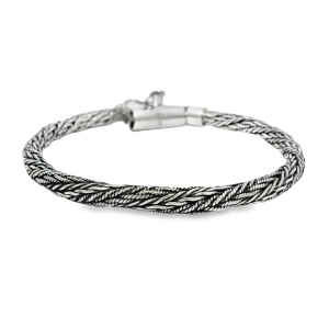 Bratara Fixa Argint Realizata Manual Unisex Komang