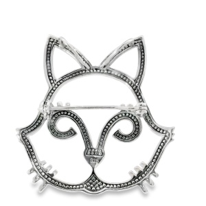 Brosa Argint cu Marcasite Juliette - Img 3