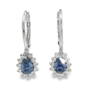 Cercei Argint cu sistem de inchidere arc leverback Cubic Zirconia Constance
