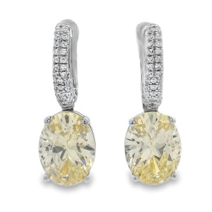 Cercei Argint cu sistem de inchidere englezesc Cubic Zirconia Eugenie