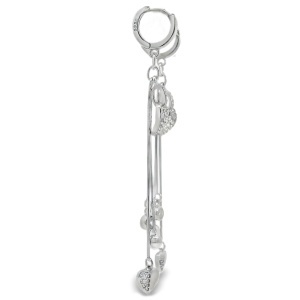 Cercei lungi Argint Cubic Zirconia Maya - Img 2