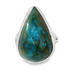Inel Argint Chrysocolla Ruhani