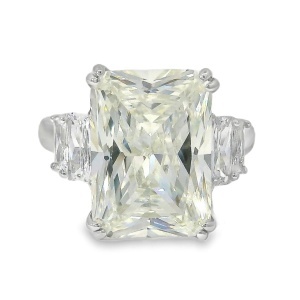 Inel Argint Cubic Zirconia Alb Cald Aria
