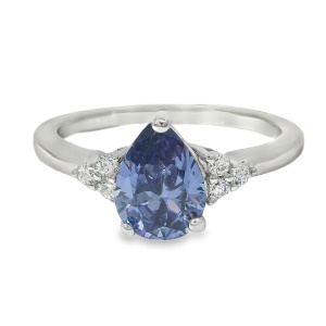 Inel Argint Cubic Zirconia Albastru-Tanzanit Diletta