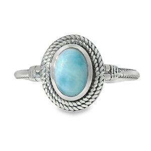 Inel Argint Larimar Kewalin