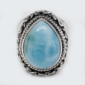 Inel Argint Larimar Kirti