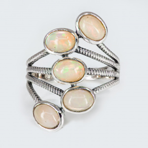 Inel Argint Opal Australian Nagavalli