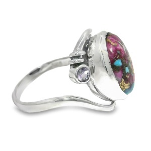 Inel Argint Turquoise Oyster Mov Riddhi - Img 2