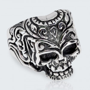 Inel Mayan Skull