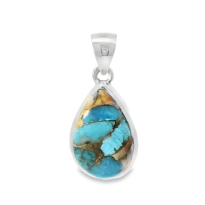 Pandantiv Argint Turquoise Oyster Mahira
